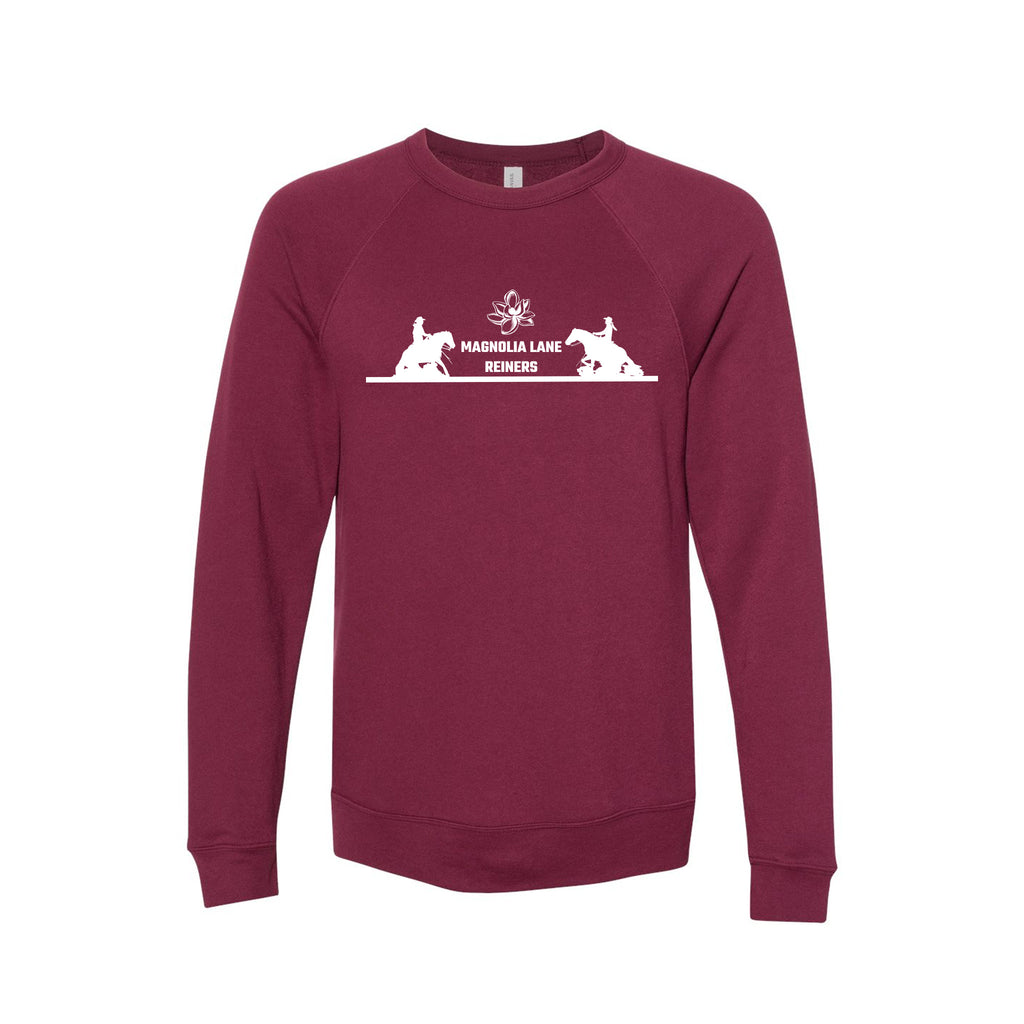 Magnolia Lane Reiners - BELLA + CANVAS - Sponge Fleece Raglan Crewneck Sweatshirt