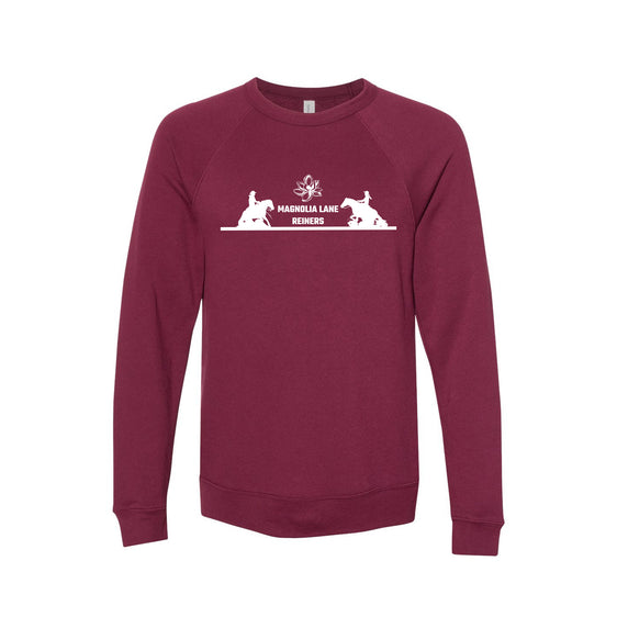 Magnolia Lane Reiners - BELLA + CANVAS - Sponge Fleece Raglan Crewneck Sweatshirt