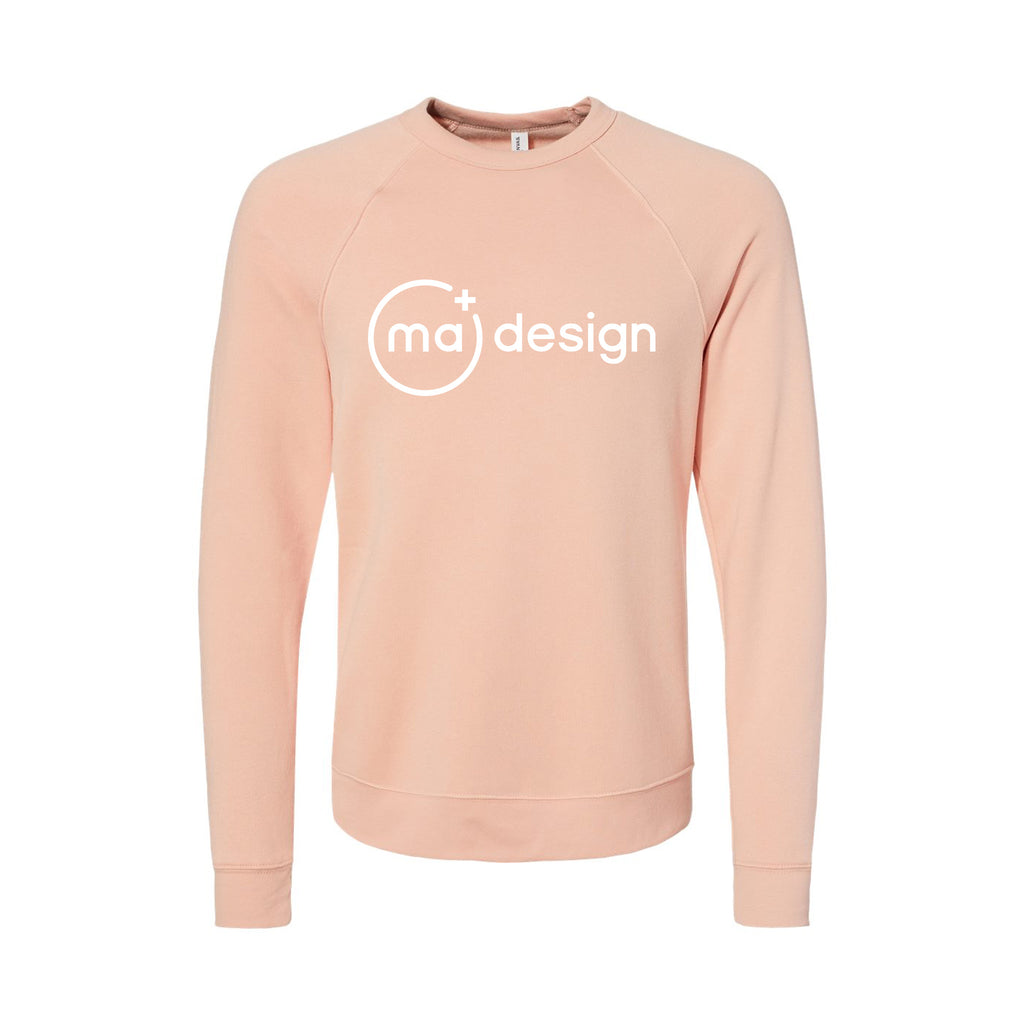 MA Design -  BELLA + CANVAS - Sponge Fleece Raglan Crewneck Sweatshirt