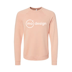 MA Design -  BELLA + CANVAS - Sponge Fleece Raglan Crewneck Sweatshirt