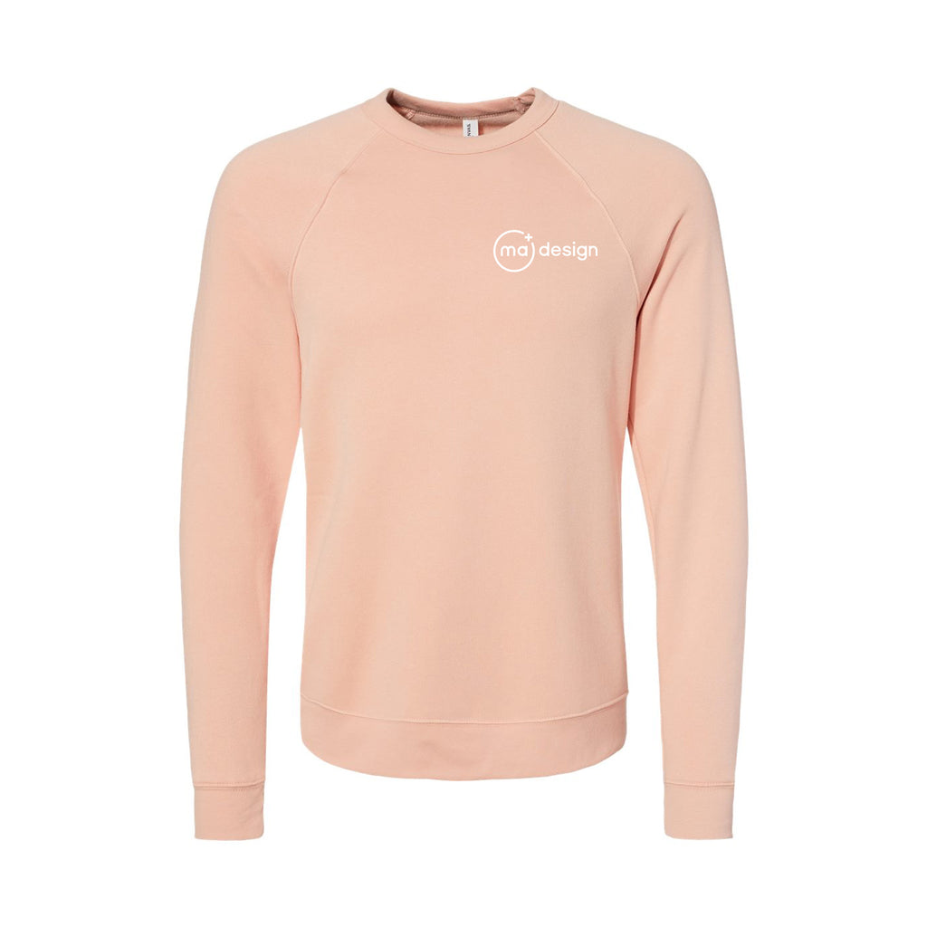 MA Design -  BELLA + CANVAS - Sponge Fleece Raglan Crewneck Sweatshirt