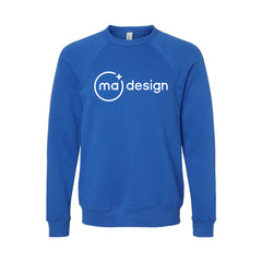 MA Design -  BELLA + CANVAS - Sponge Fleece Raglan Crewneck Sweatshirt