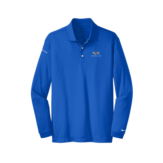 Cadillac of River Oaks - Nike Long Sleeve Dri-FIT Stretch Tech Polo