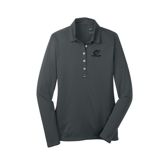 Rapid Close Columbus - Nike Women's Long Sleeve Dri-FIT Stretch Tech Polo