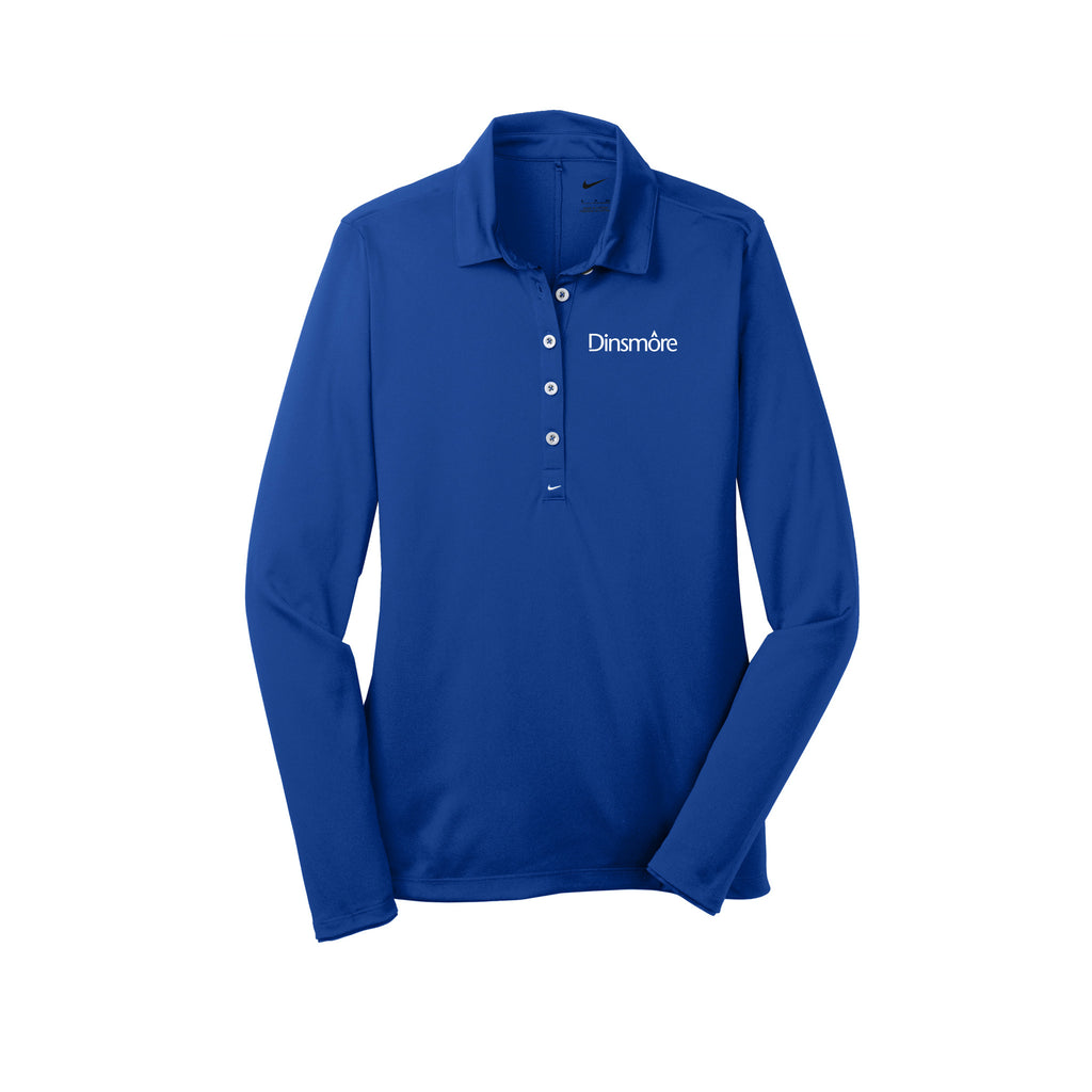 Dinsmore - Nike Women's Long Sleeve Dri-FIT Stretch Tech Polo