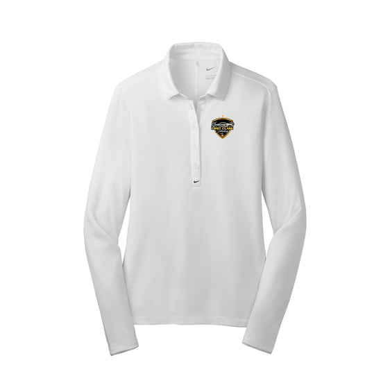 First Class Detailing - Nike Women's Long Sleeve Dri-FIT Stretch Tech Polo