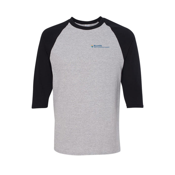 Bloom Life Wealth & Business Planning - Gildan® Heavy Cotton™ 3/4-Sleeve Raglan T-Shirt