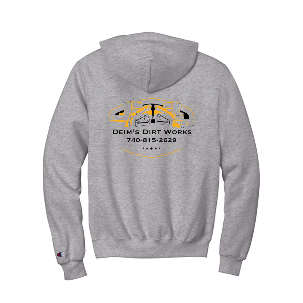 Deim's Dirt Works - Champion® Powerblend® Pullover Hoodie