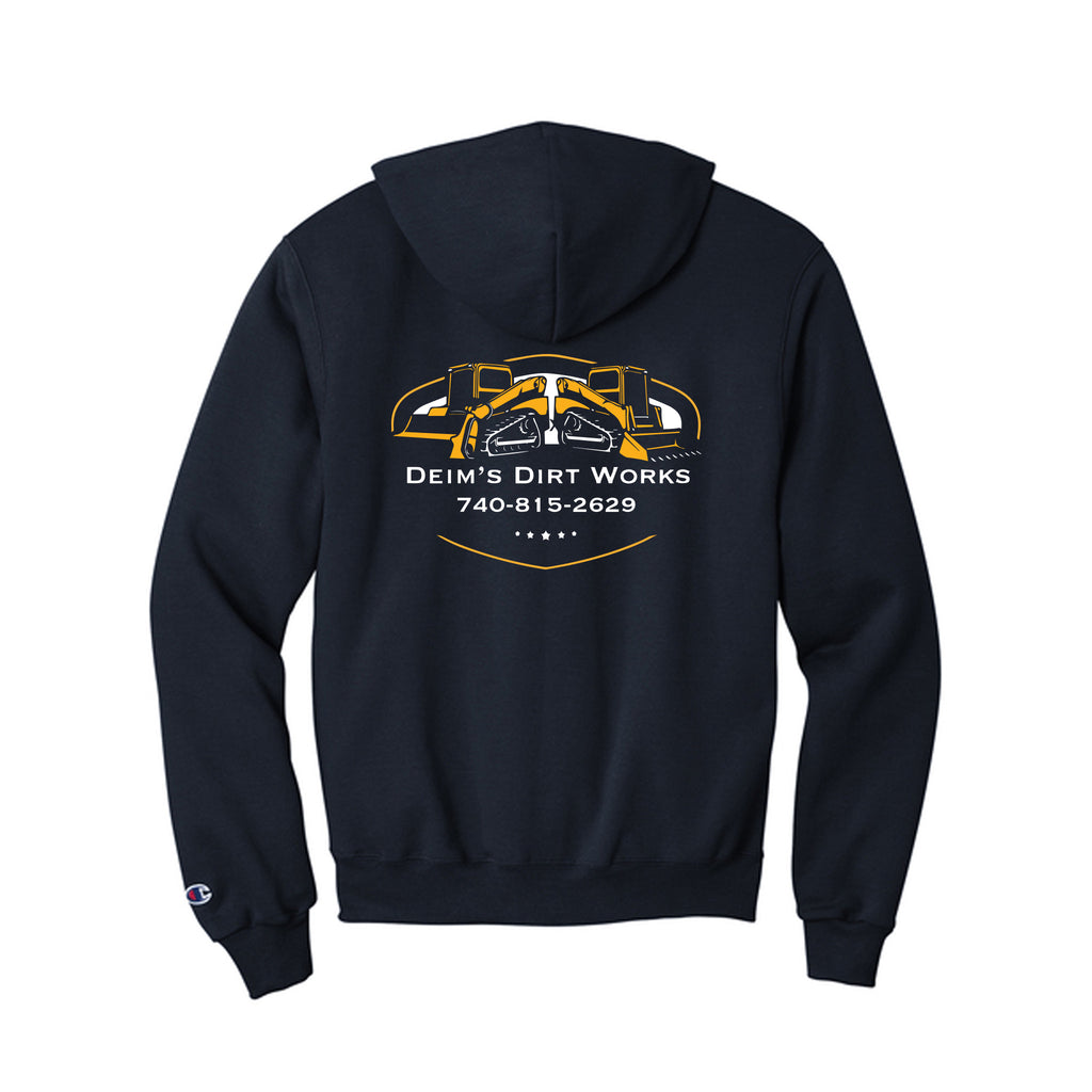 Deim's Dirt Works - Champion® Powerblend® Pullover Hoodie