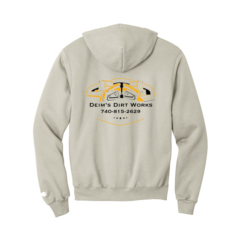 Deim's Dirt Works - Champion® Powerblend® Pullover Hoodie