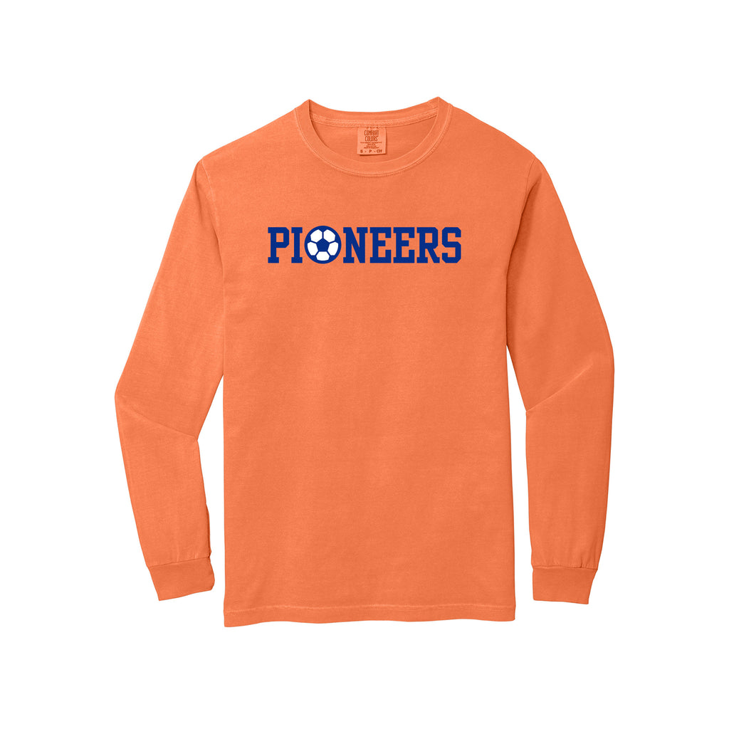 Olentangy Orange Soccer - Comfort Colors® Heavyweight Ring Spun Long Sleeve Tee