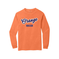 Olentangy Orange Soccer - Comfort Colors® Heavyweight Ring Spun Long Sleeve Tee