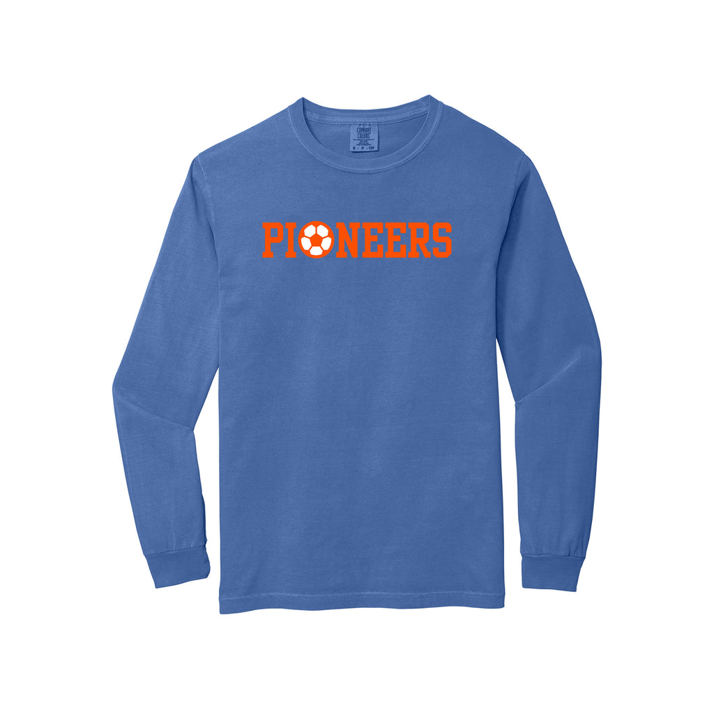 Olentangy Orange Soccer - Comfort Colors® Heavyweight Ring Spun Long Sleeve Tee