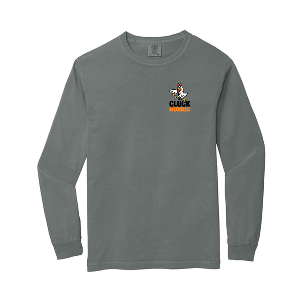 Cluck Norris - Comfort Colors® Heavyweight Ring Spun Long Sleeve Tee