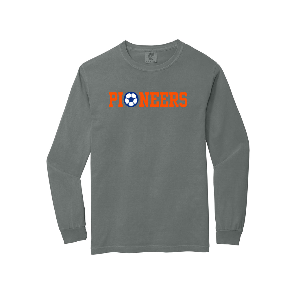 Olentangy Orange Soccer - Comfort Colors® Heavyweight Ring Spun Long Sleeve Tee