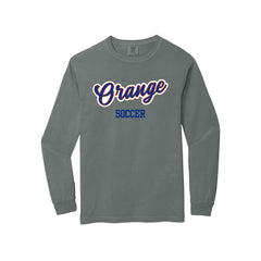 Olentangy Orange Soccer - Comfort Colors® Heavyweight Ring Spun Long Sleeve Tee