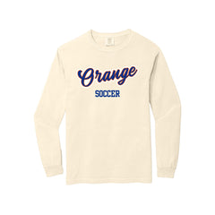 Olentangy Orange Soccer - Comfort Colors® Heavyweight Ring Spun Long Sleeve Tee