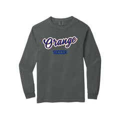 Olentangy Orange Soccer - Comfort Colors® Heavyweight Ring Spun Long Sleeve Tee