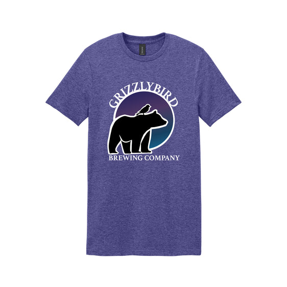 GrizzlyBird Brewing Company - Moon Logo - Gildan Softstyle® T-Shirt