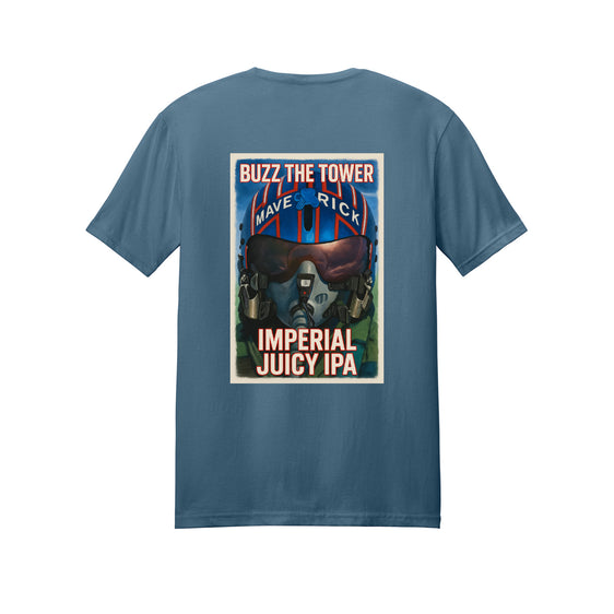 GrizzlyBird Brewing Company - Moon Logo With IPA Backs - Gildan Softstyle® T-Shirt