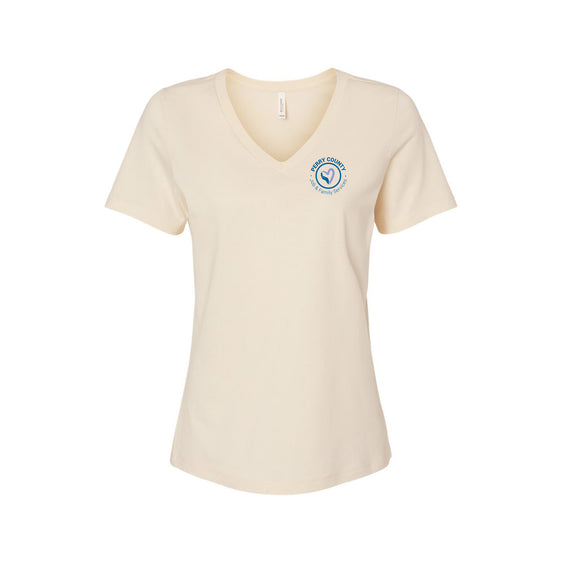 Perry County Services - BELLA + CANVAS - Women’s Relaxed Jersey V-Neck Tee