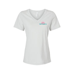 Blend of Gems - BELLA + CANVAS - Women’s Relaxed Jersey V-Neck Tee
