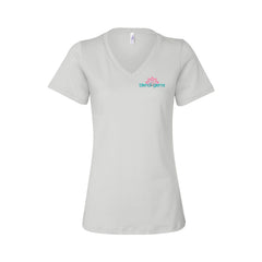 Blend of Gems - BELLA + CANVAS - Women’s Relaxed Jersey V-Neck Tee