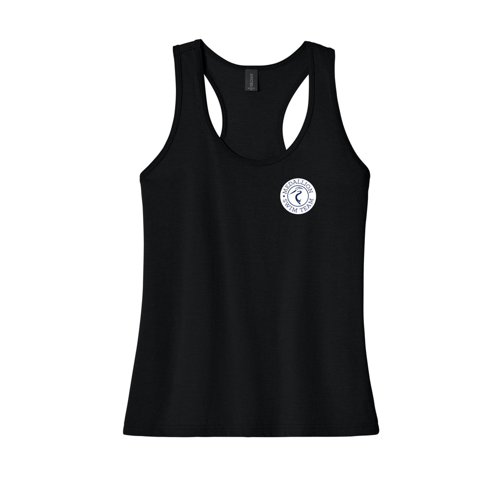 Medallion Swim Team - Gildan Softstyle® Women’s CVC Racerback Tank