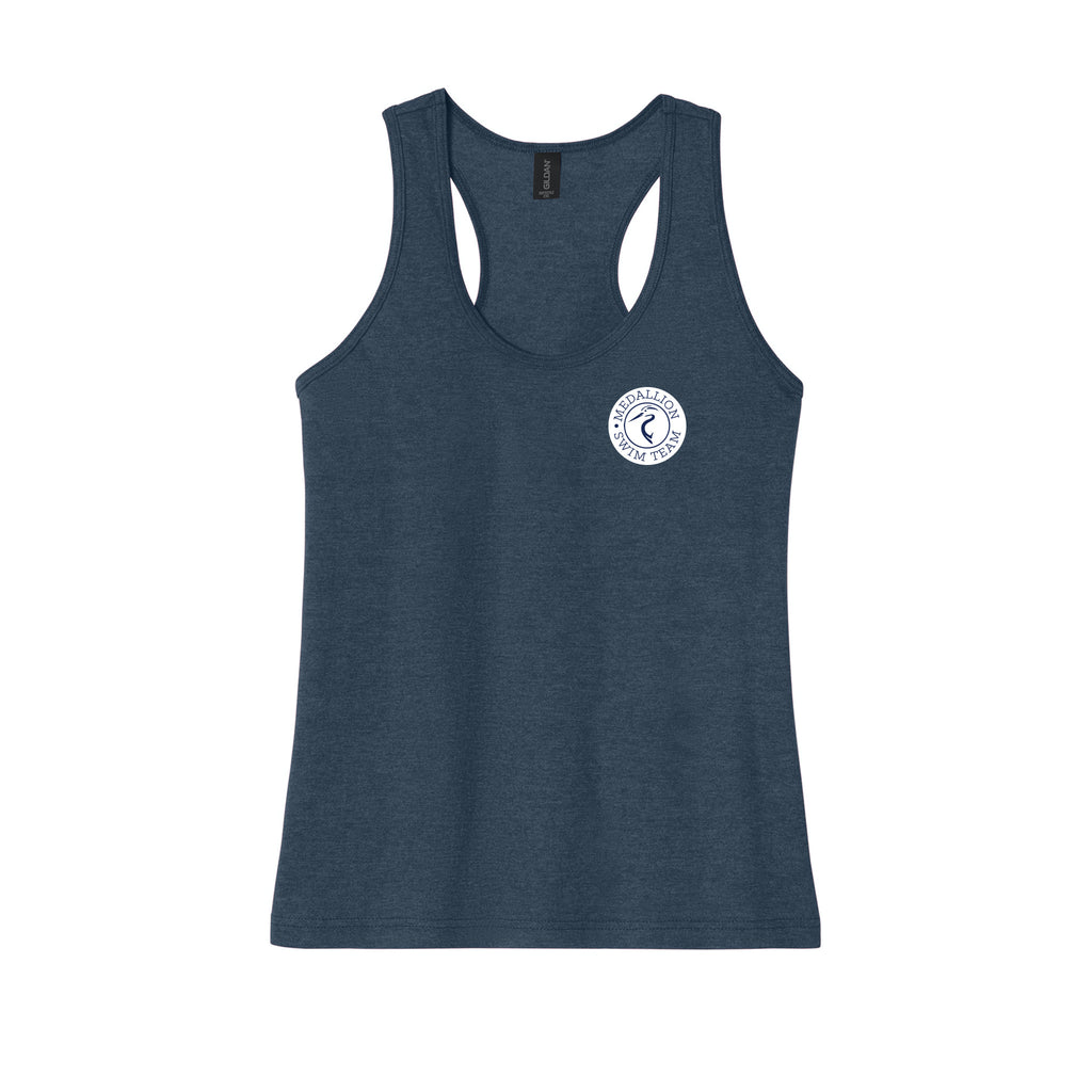 Medallion Swim Team - Gildan Softstyle® Women’s CVC Racerback Tank