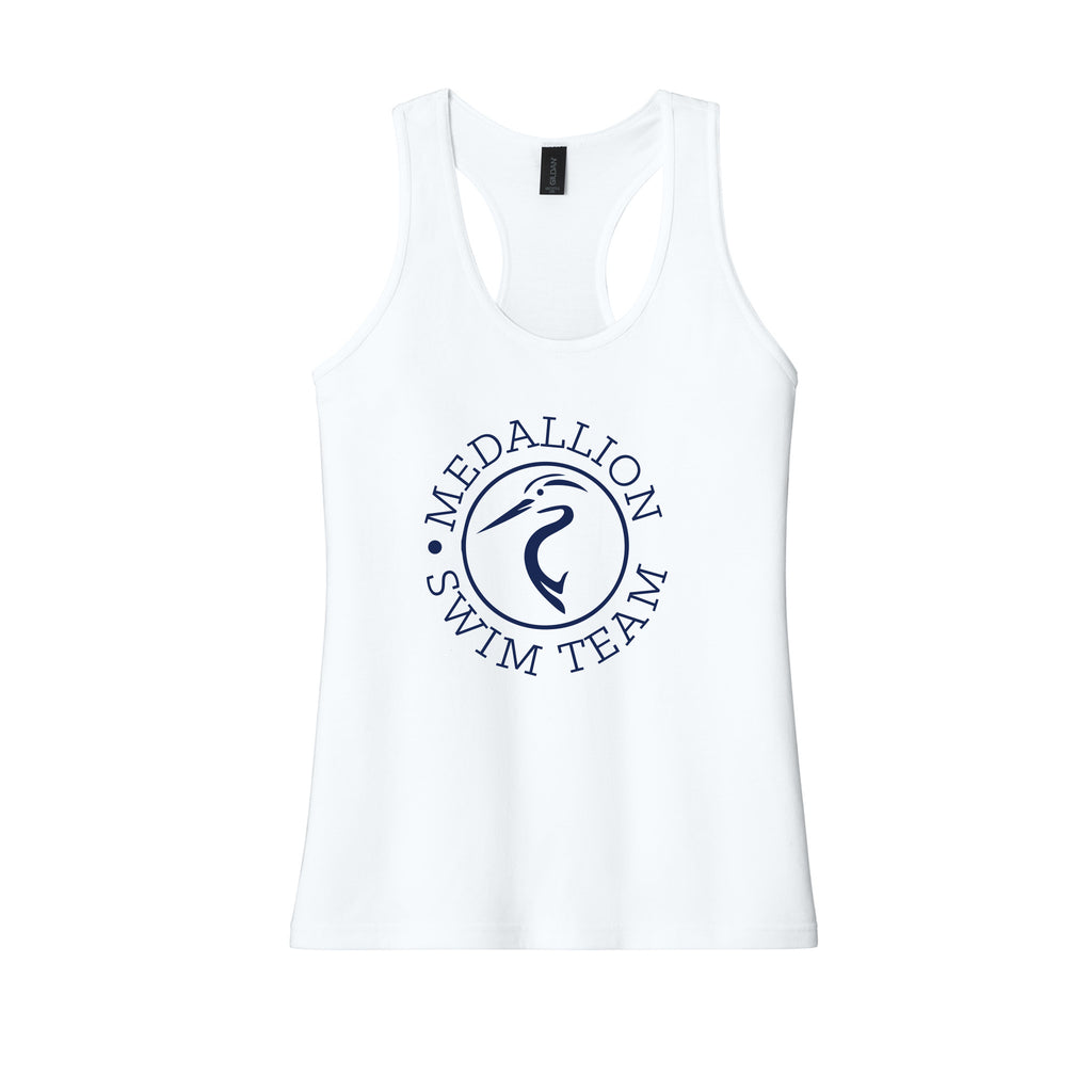 Medallion Swim Team - Gildan Softstyle® Women’s CVC Racerback Tank
