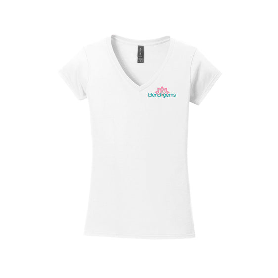 Blend of Gems - Gildan - Softstyle® Women’s V-Neck T-Shirt