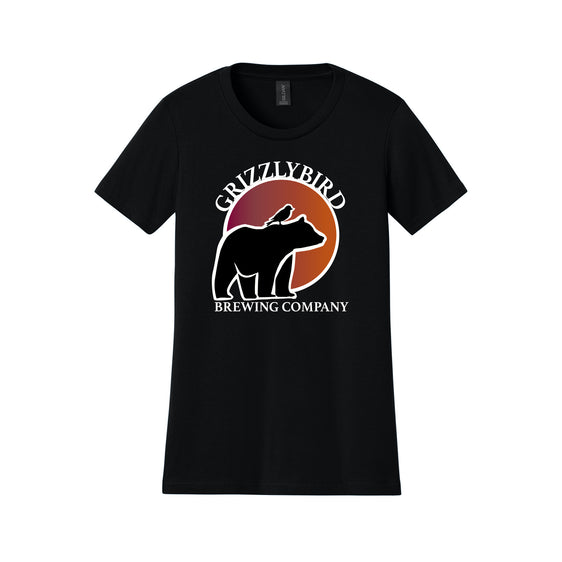 GrizzlyBird Brewing Company - Sun Logo - Gildan Softstyle® Women’s Midweight Tee
