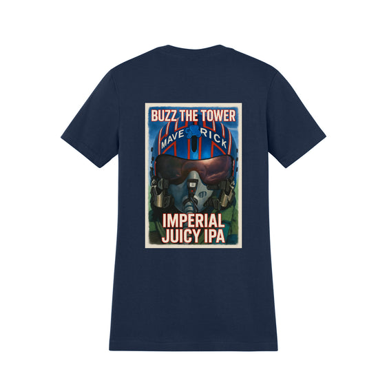 GrizzlyBird Brewing Company - Moon Logo & IPA Backs - Gildan Softstyle® Women’s Midweight Tee