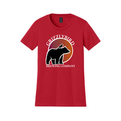 GrizzlyBird Brewing Company - Sun Logo - Gildan Softstyle® Women’s Midweight Tee