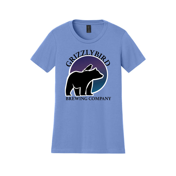 GrizzlyBird Brewing Company - Moon Logo - Gildan Softstyle® Women’s Midweight Tee