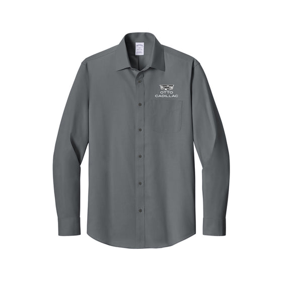 Otto Cadillac - Brooks Brothers® Wrinkle-Free Stretch Pinpoint Spread Collar Shirt