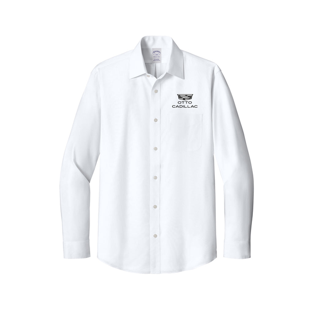 Otto Cadillac - Brooks Brothers® Wrinkle-Free Stretch Pinpoint Spread Collar Shirt