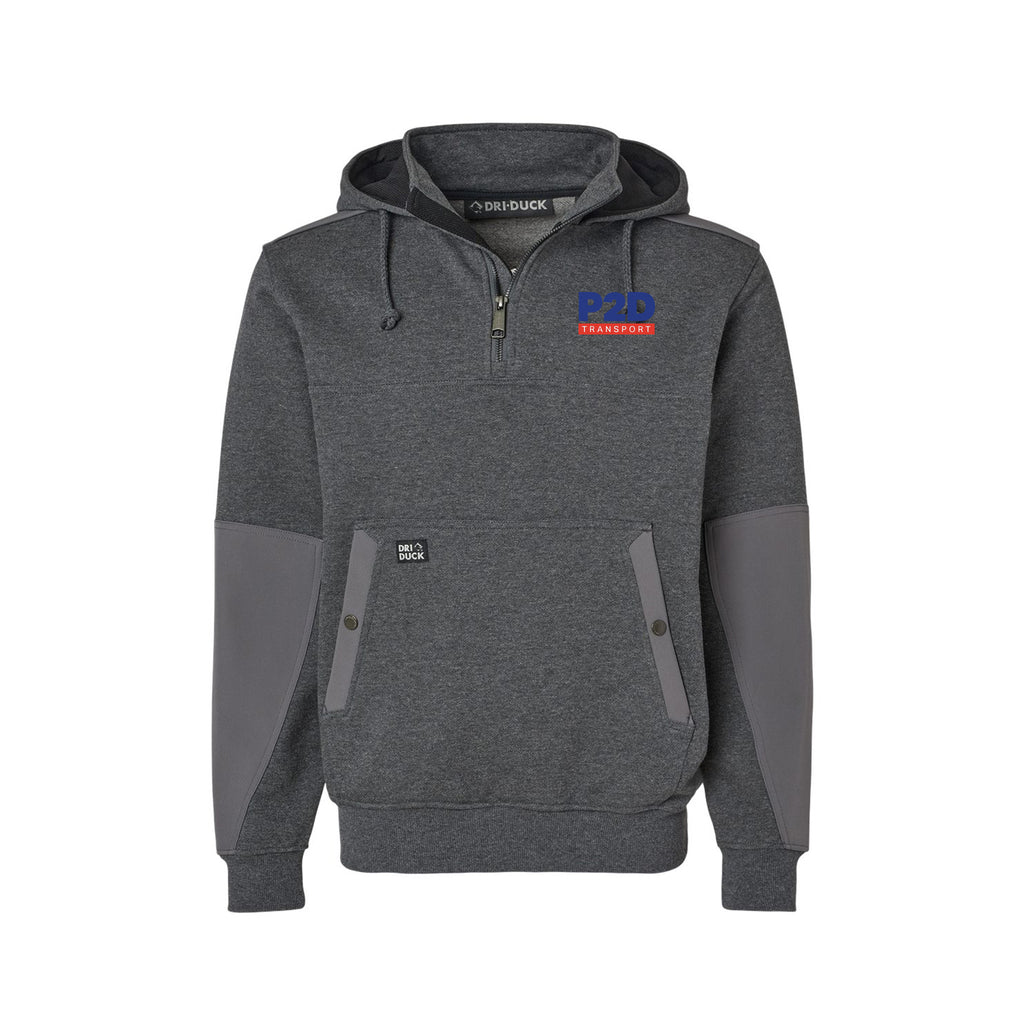 P2D - DRI DUCK - Mission Quarter-Zip Hooded Pullover