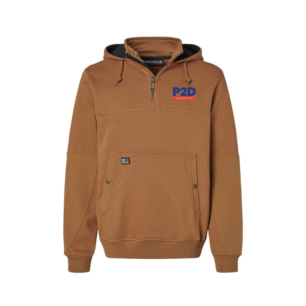 P2D - DRI DUCK - Mission Quarter-Zip Hooded Pullover