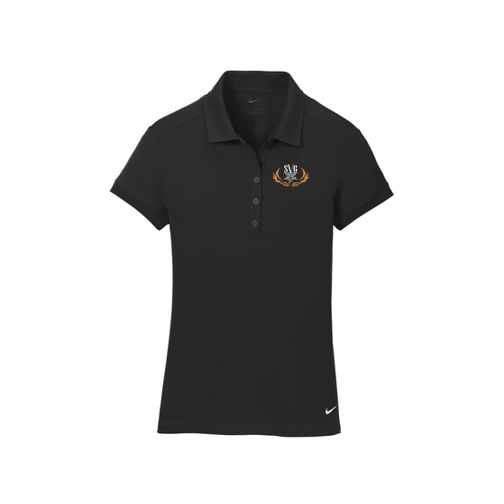 SVG C-D-J-R - Nike Ladies Dri-FIT Solid Icon Pique Modern Fit Polo
