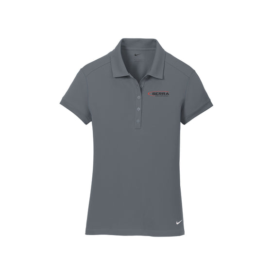 Serra Chevrolet Saginaw - Nike Ladies Dri-FIT Solid Icon Pique Modern Fit Polo