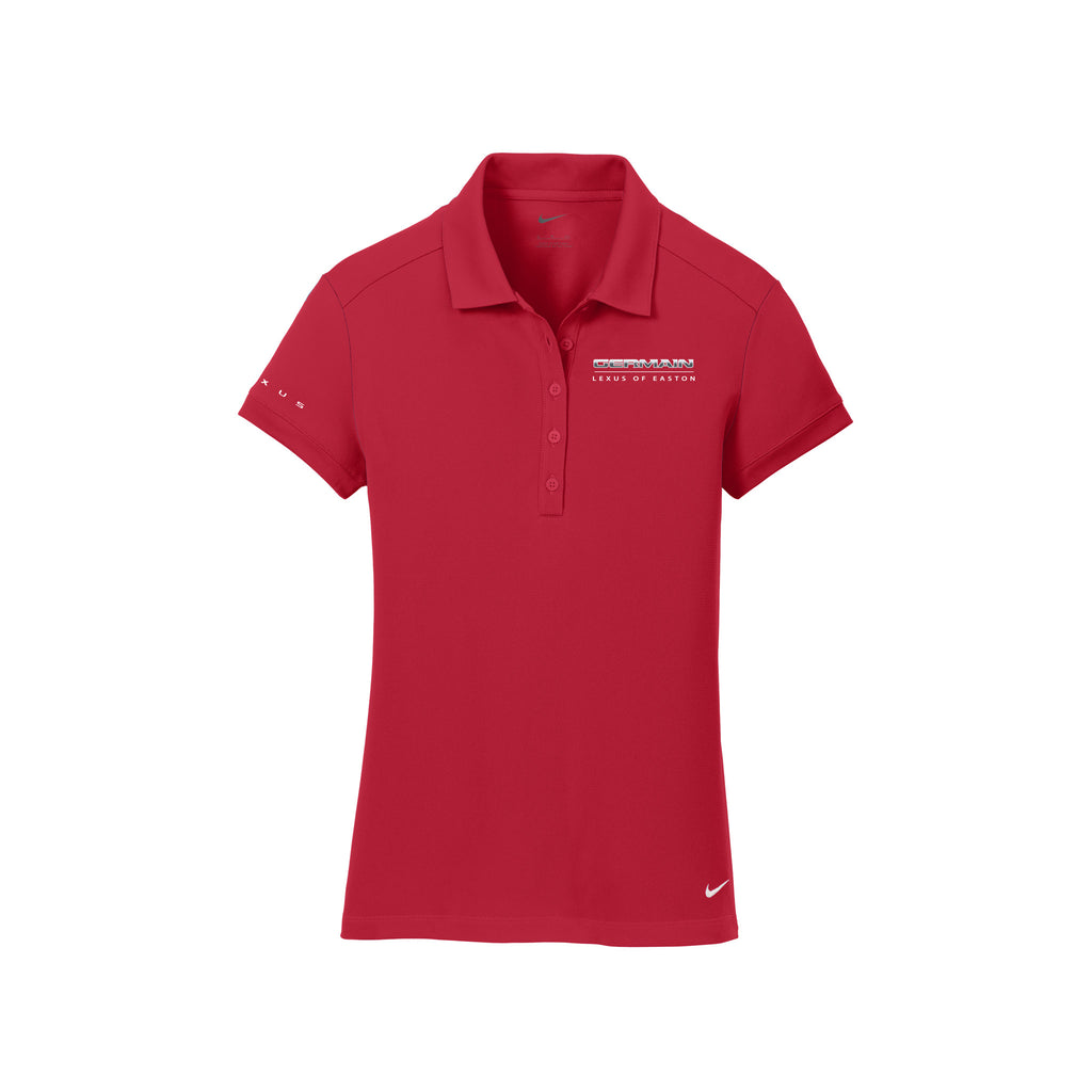 Germain Lexus of Easton - Nike Ladies Dri-FIT Solid Icon Pique Modern Fit Polo