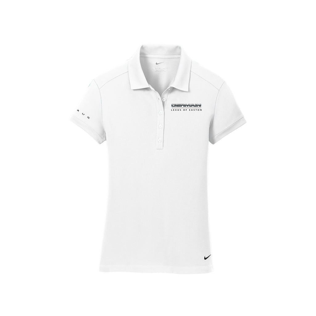 Germain Lexus of Easton - Nike Ladies Dri-FIT Solid Icon Pique Modern Fit Polo