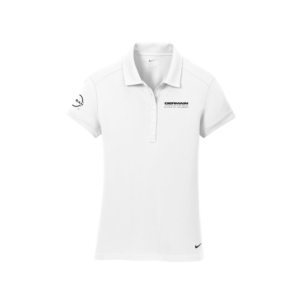 Germain Nissan Columbus - Nike Ladies Dri-FIT Solid Icon Pique Modern Fit Polo