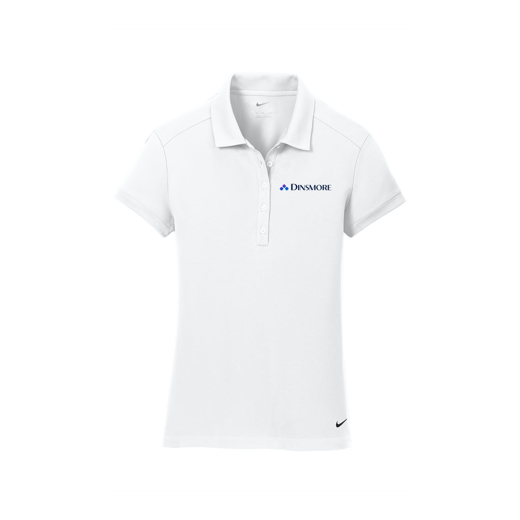 Dinsmore - Nike Women's Dri-FIT Solid Icon Pique Modern Fit Polo