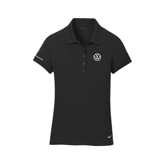 Volkswagen of Columbus - Nike Ladies Dri-FIT Solid Icon Pique Modern Fit Polo