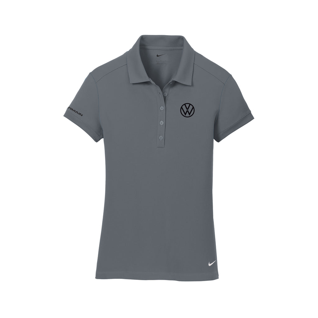 Volkswagen of Columbus - Nike Ladies Dri-FIT Solid Icon Pique Modern Fit Polo