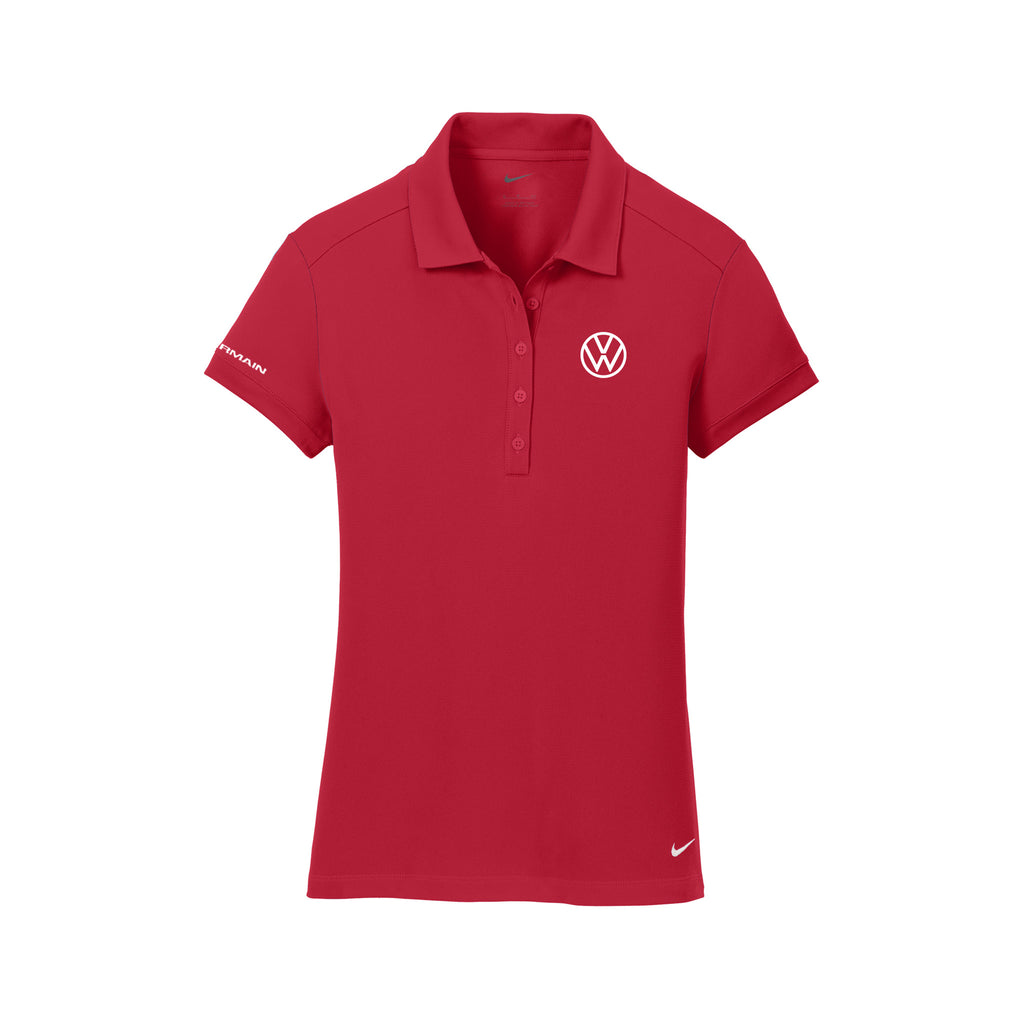 Volkswagen of Columbus - Nike Ladies Dri-FIT Solid Icon Pique Modern Fit Polo