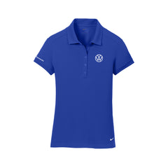 Volkswagen of Columbus - Nike Ladies Dri-FIT Solid Icon Pique Modern Fit Polo