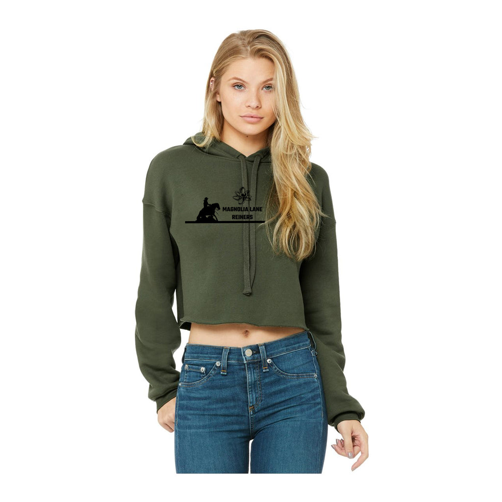 Magnolia Lane Reiners - BELLA + CANVAS - Women's Crop Fleece Hoodie